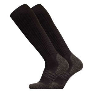 Kniestrümpfe mit Bambus und Merinowolle in Schwarz - Operator