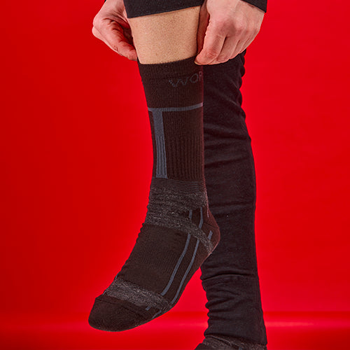 BELH Belfast Merino Arbeitssocken mit Smart Flow-Struktur