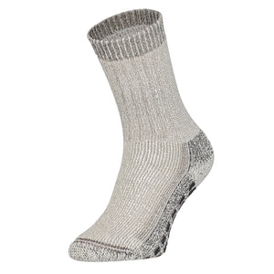 Warme Merino Socken mit Antirutsch und Frottee - S4