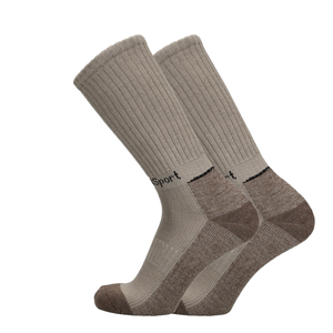 Napa dicke Merino Wandersocken in Dunkelgrau mit geripptem Bund und Fersenverstärkung