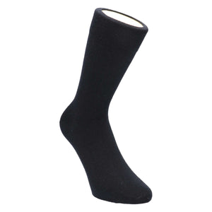 Alltagssocken aus feiner Merinowolle - schwarze, bequeme Unisex-Socken für den täglichen Gebrauch.