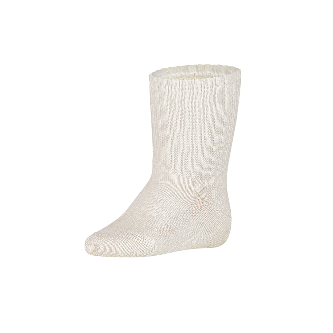 Weiche Merinowolle Babysocken mit Frottee - S1