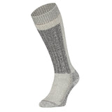 Thermo Merino Kniestrümpfe mit Frottee in Grau- S6