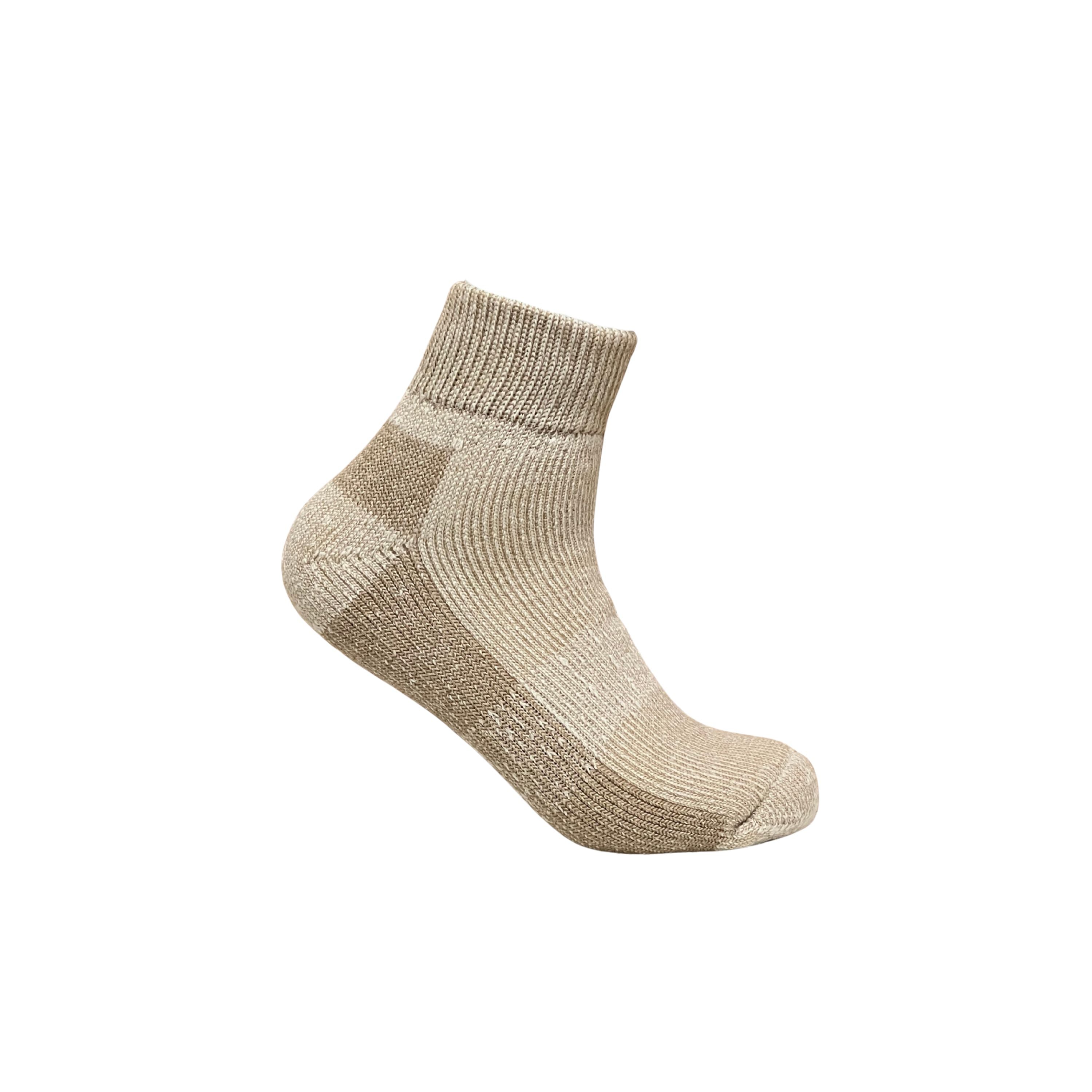 Merino Thermo Quarter Socken mit Frottee