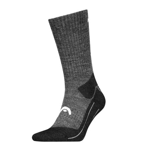 HEAD Wandersocken: Thermo-Socken mit Merinowolle für Damen & Herren in Grau