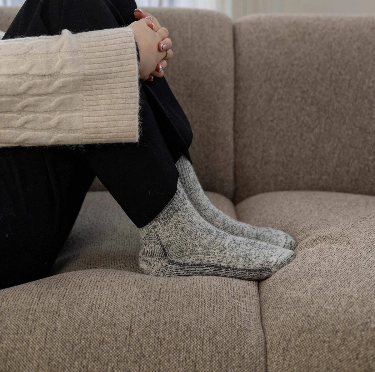 NATIVA™ Merinowollsocken, Thermo und Frottee - X80