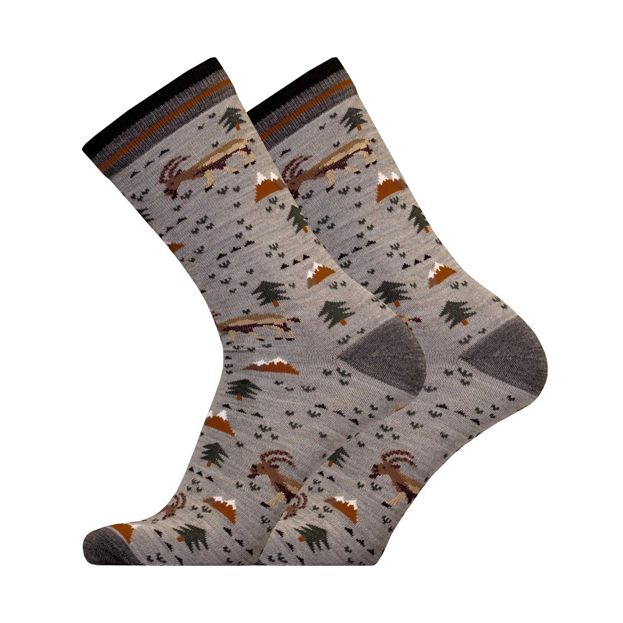 Ziege Pattern Socke